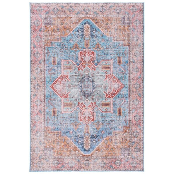 Safavieh 8 x 10 ft. Serapi Power Loomed Rectangle Area Rug Blue & Rust SEP582M-8 - main
